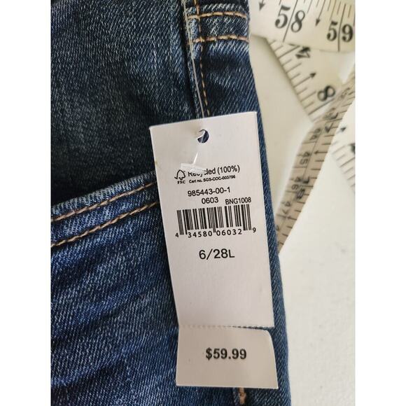 GAP sexy bootcut womens jeans sz 6L nwt no distressing classic preppy tall - Picture 7 of 11